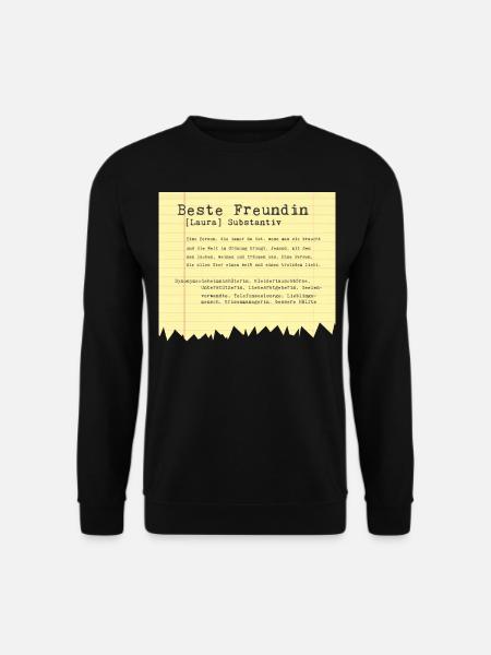 Beste Freundin Laura - Unisex Pullover - Schwarz