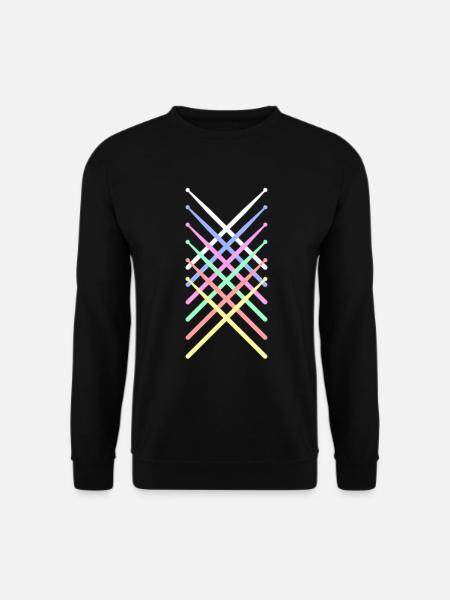 Pauke percussion rétro - Sweat-shirt Unisexe - noir