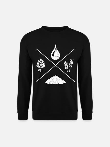 Beer hops gift - Unisex Sweatshirt - black