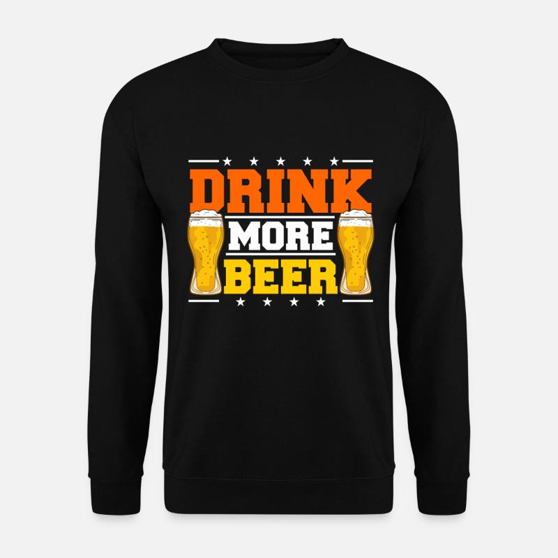 Beer Drinker Alcoholics - Unisex Sweatshirt - black