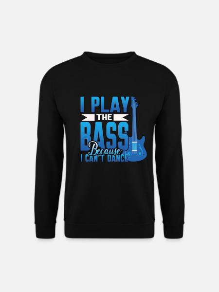 Bass Musik Bass Gitarre - Unisex Pullover - Schwarz