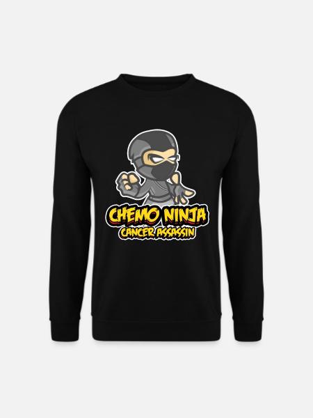Kinder Krebs Shirt Survivor Geschenk Chemo Ninja - Unisex Pullover - Schwarz