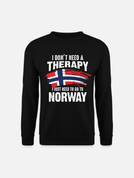 Norway therapy - Unisex Sweatshirt - black