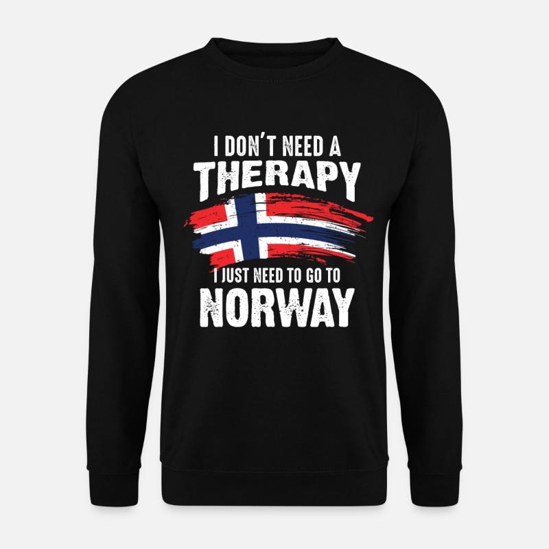 Norway therapy - Unisex Sweatshirt - black