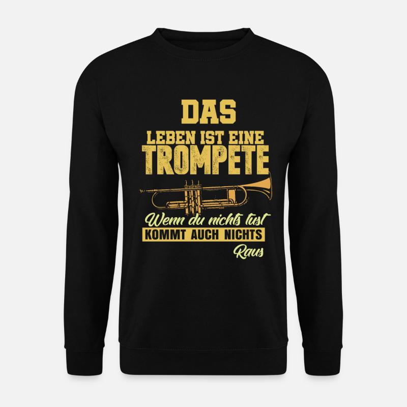 La trompette - Sweat-shirt Unisexe - noir