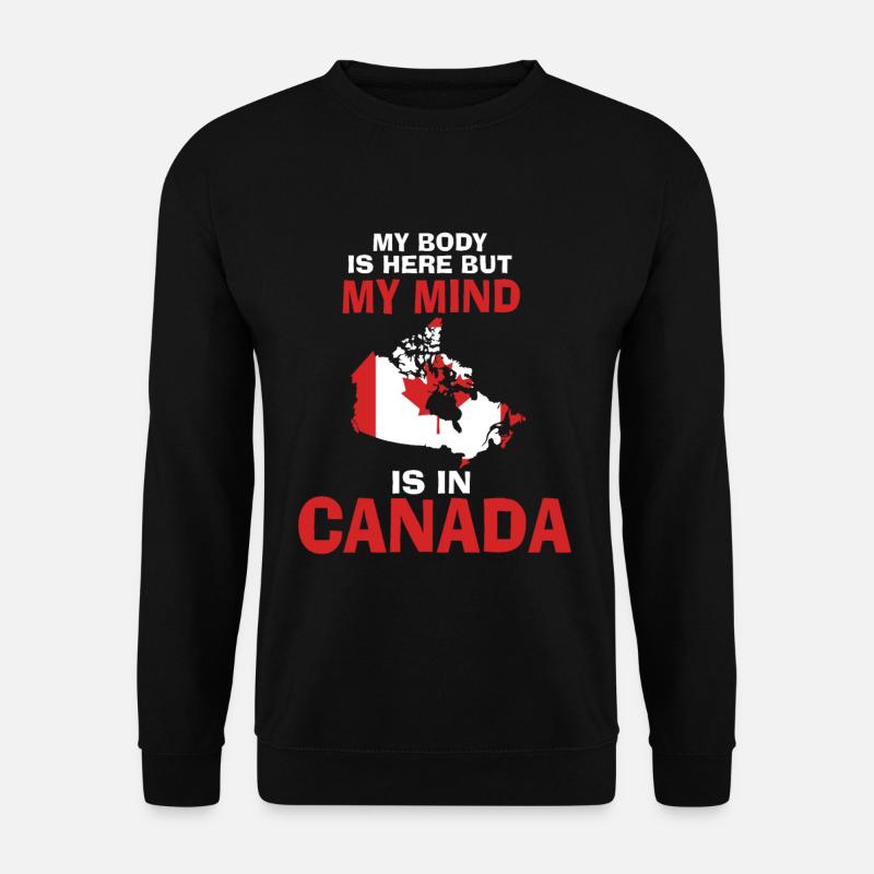 Canada USA - Unisex Sweatshirt - black