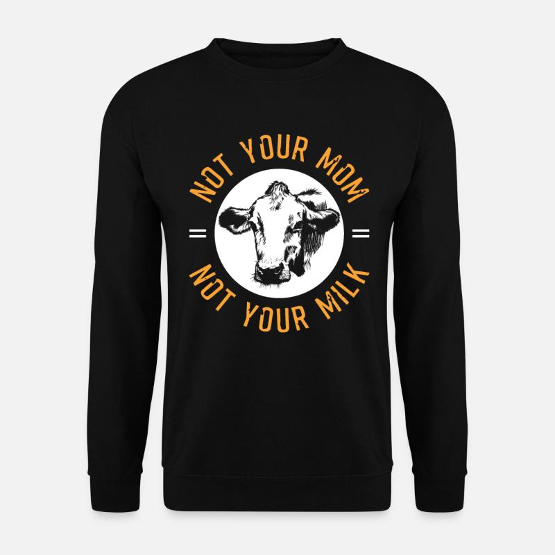 Cow mother gift idea - Unisex Sweatshirt - black