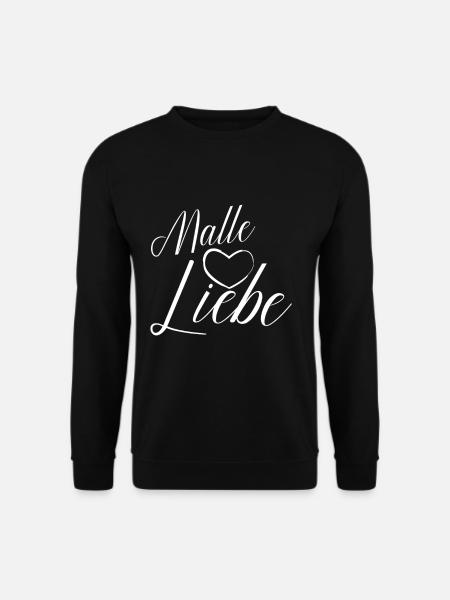 Mallorca Malle Liebe Malle Sommerurlaub - Unisex Pullover - Schwarz