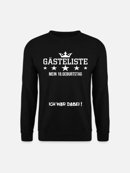 18th birthday - Unisex Sweatshirt - black