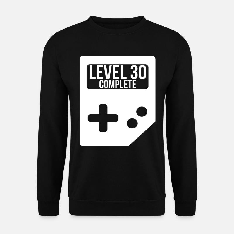 30th birthday man - Unisex Sweatshirt - black
