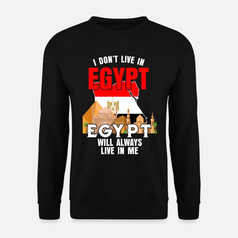 Ägypten - Unisex Pullover - Schwarz