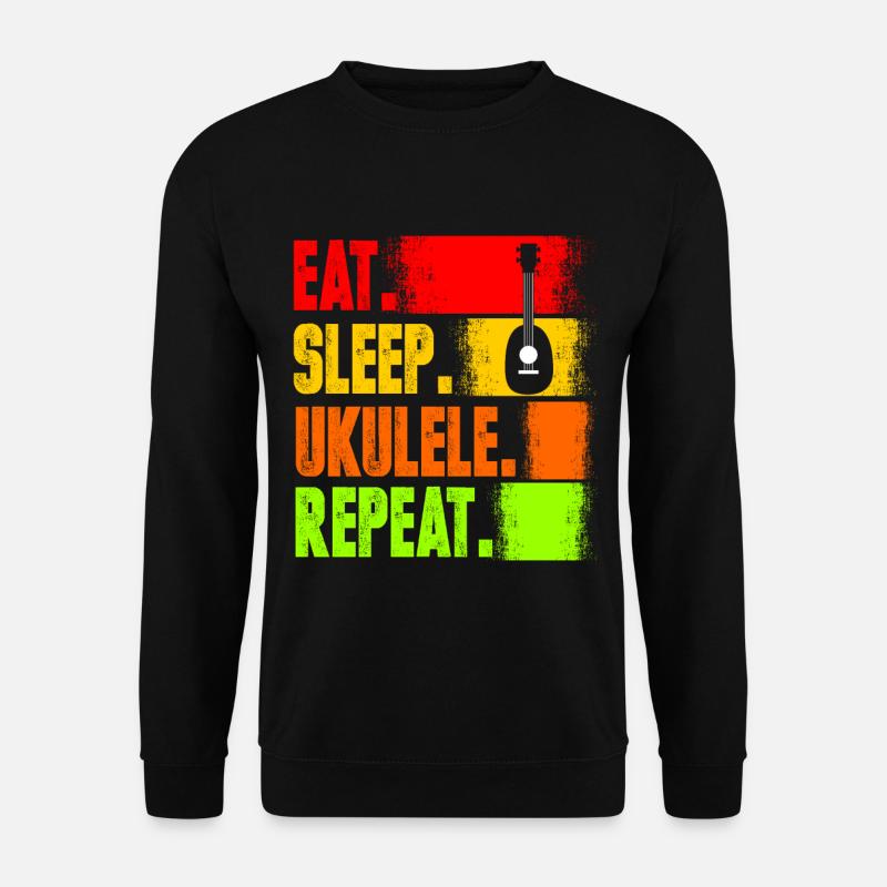 ukulélé - Sweat-shirt Unisexe - noir