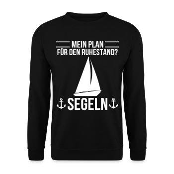 sailor - Unisex Sweatshirt - black - Front - Alina (178cm) & Michal (187cm)