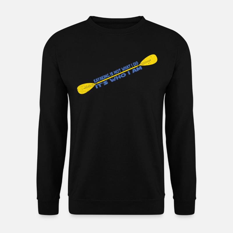 Kayak kayak Tshirt Kayak - Sweat-shirt Unisexe - noir