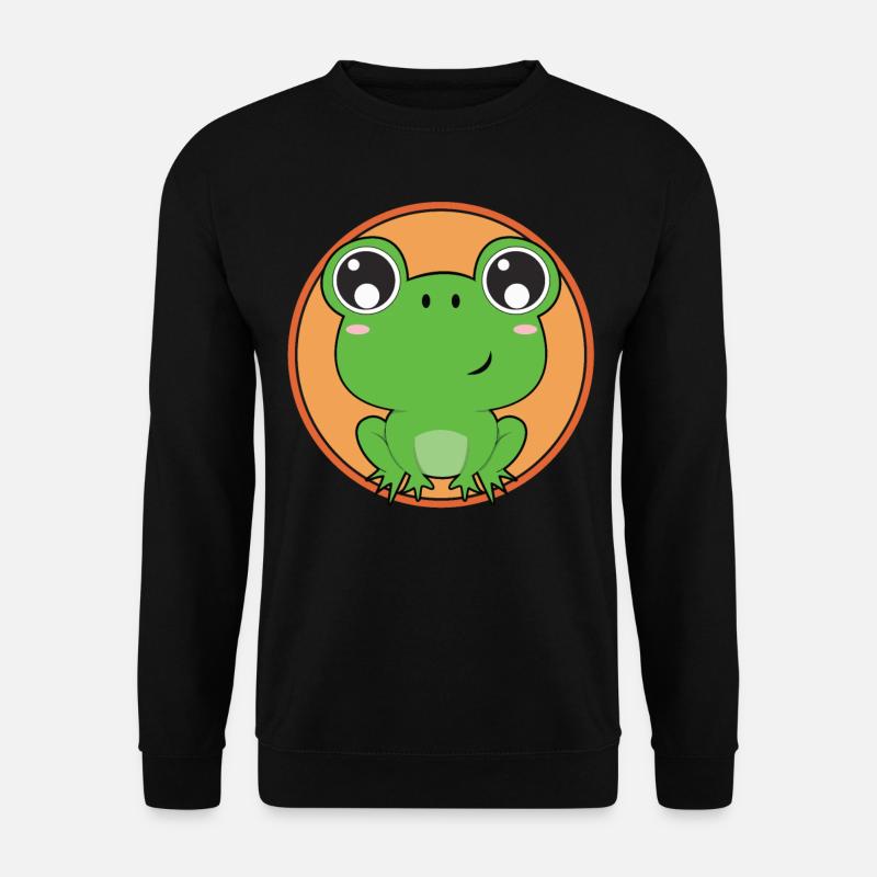 Süßer Frosch - Unisex Pullover - Schwarz