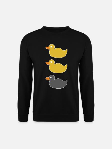 Duck duck Gray duck - Unisex Sweatshirt - black