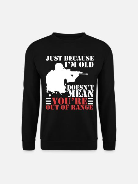 Sniper Sniper Veteran Gift Idea - Unisex Sweatshirt - black