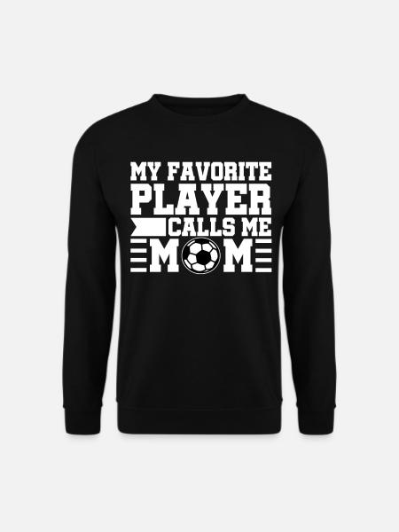 Fußball Mama Fußballmama Geschenk - Unisex Pullover - Schwarz
