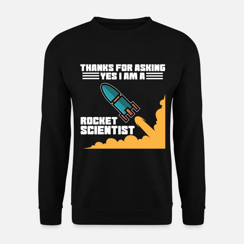 Fusée scientifique fusée scientifique - Sweat-shirt Unisexe - noir