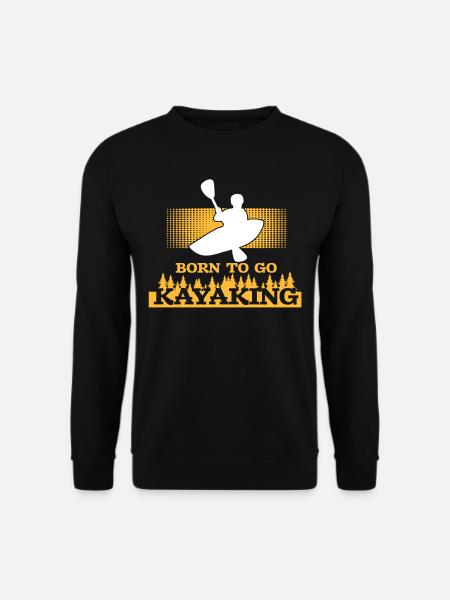 Né kayak kayak - Sweat-shirt Unisexe - noir