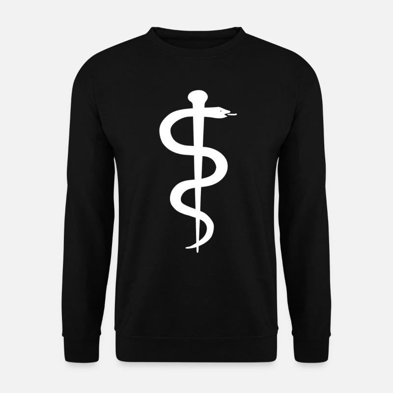 äskulapstab - Unisex Sweatshirt - black