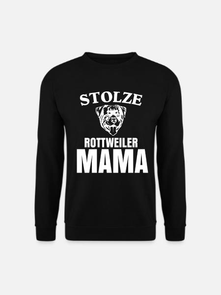 Rottweiler mom - Unisex Sweatshirt - black