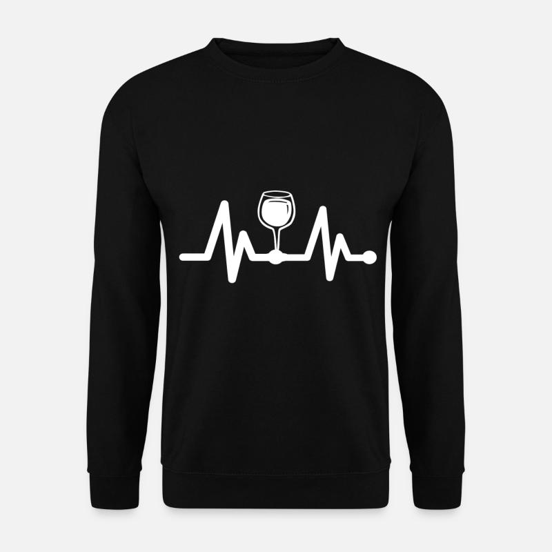 Weißwein - Unisex Pullover - Schwarz