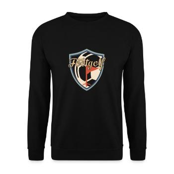 Footgolf Soccer Golf Fan Player Hobby - Sweat-shirt Unisexe - noir - Devant - Alina (178cm) & Michal (187cm)