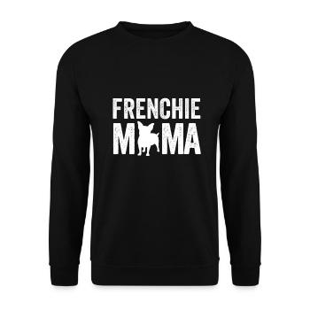 Bouledogue français - Sweat-shirt Unisexe - noir - Devant - Alina (178cm) & Michal (187cm)