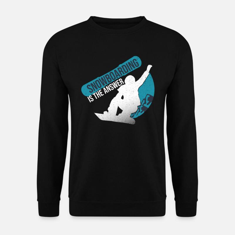 snowboard snowboard - Sweat-shirt Unisexe - noir