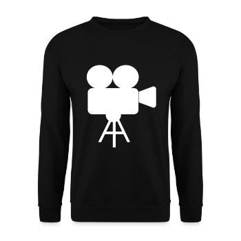 appareil photo - Sweat-shirt Unisexe - noir - Devant - Alina (178cm) & Michal (187cm)