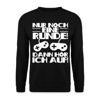 Gamer - Unisex Pullover - Schwarz - Vorne - Alina (178cm) & Michal (187cm)