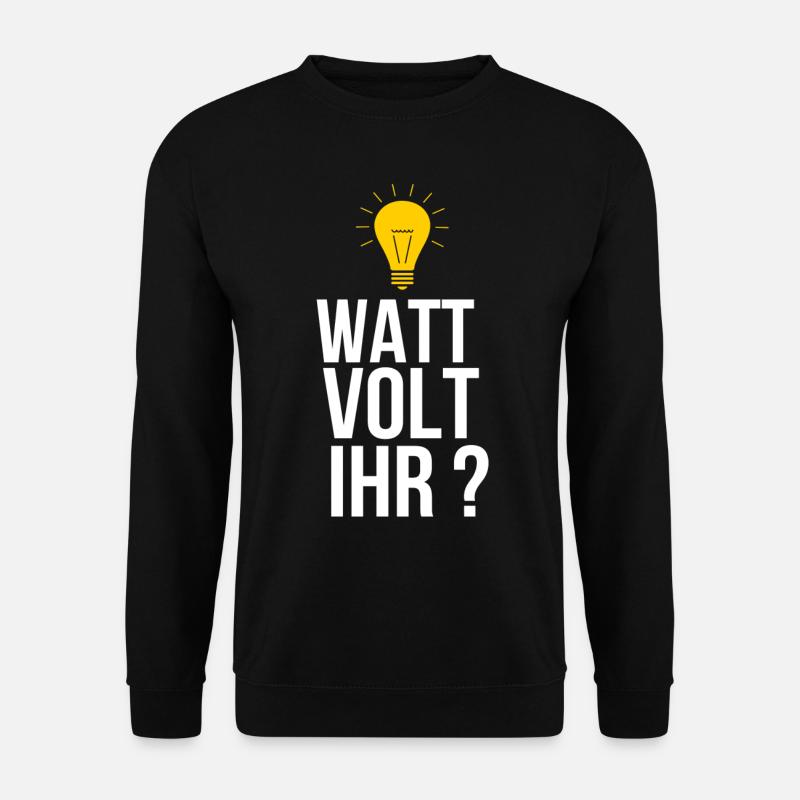 Elektriker - Unisex Pullover - Schwarz