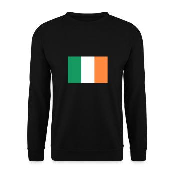 Ireland - Unisex Sweatshirt - black - Front - Alina (178cm) & Michal (187cm)