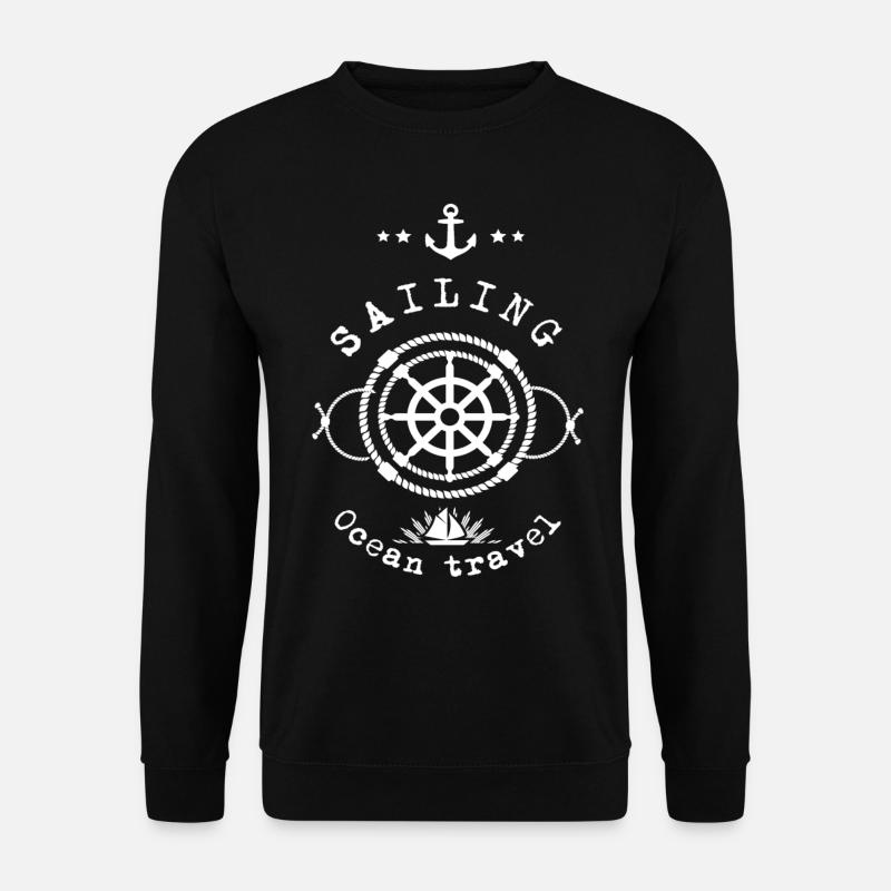 sailing ship - Unisex Sweatshirt - black