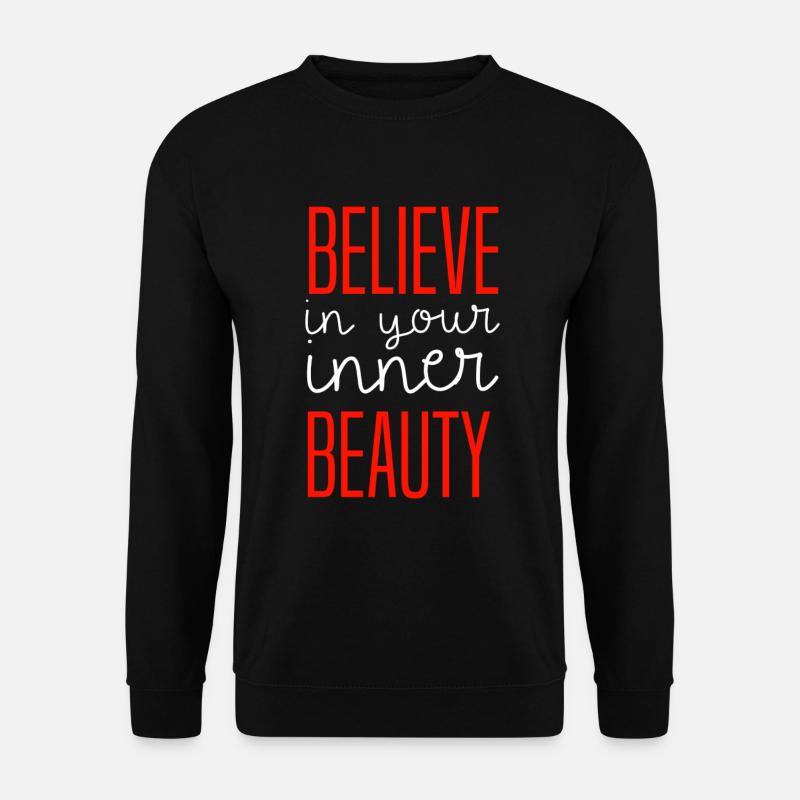 Zitat Spruch - Unisex Pullover - Schwarz