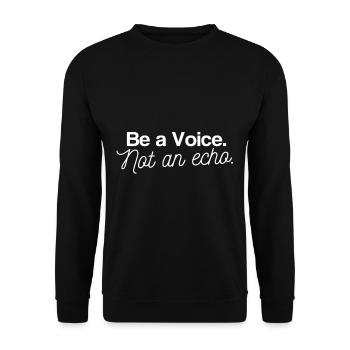 Paroles drôles - Sweat-shirt Unisexe - noir - Devant - Alina (178cm) & Michal (187cm)