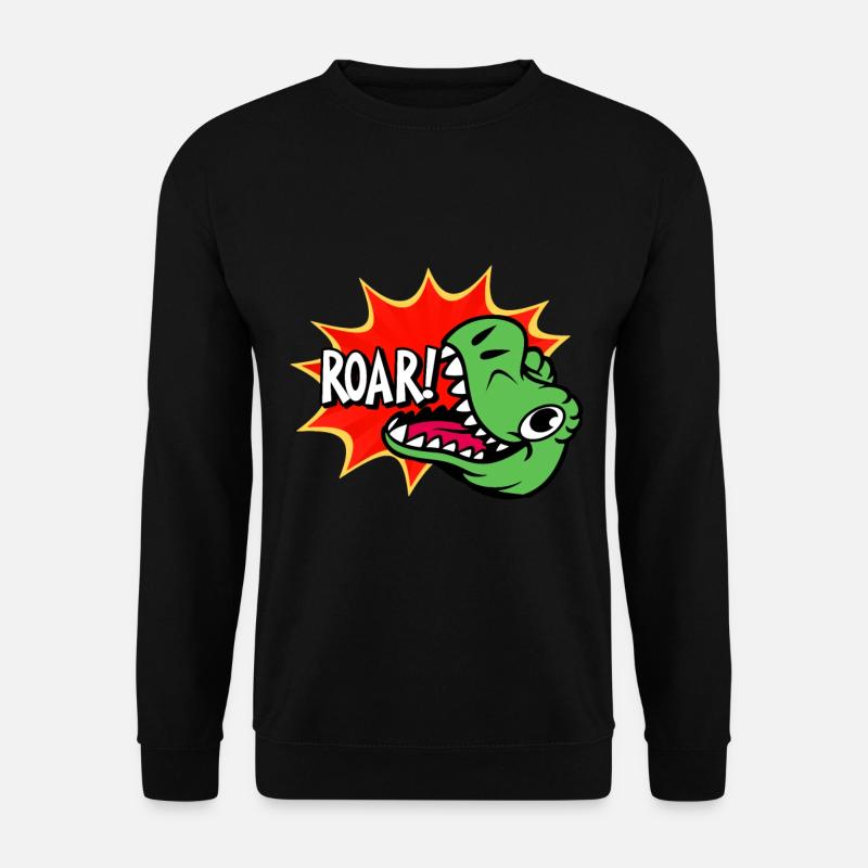 Dinosaur ROAR - Unisex Sweatshirt - black
