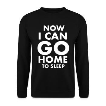 sportif - Sweat-shirt Unisexe - noir - Devant - Alina (178cm) & Michal (187cm)