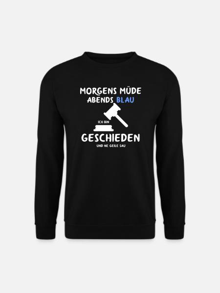Scheidung Trennung Geschieden Das Wars Single Ex - Unisex Pullover - Schwarz