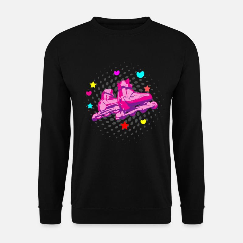 Rollschuhe - Unisex Pullover - Schwarz