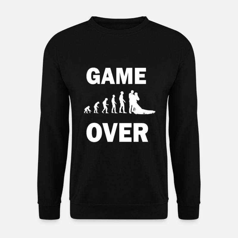 Wedding bride groom gift - Unisex Sweatshirt - black