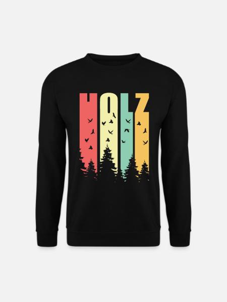 Holzfäller Wald - Unisex Pullover - Schwarz