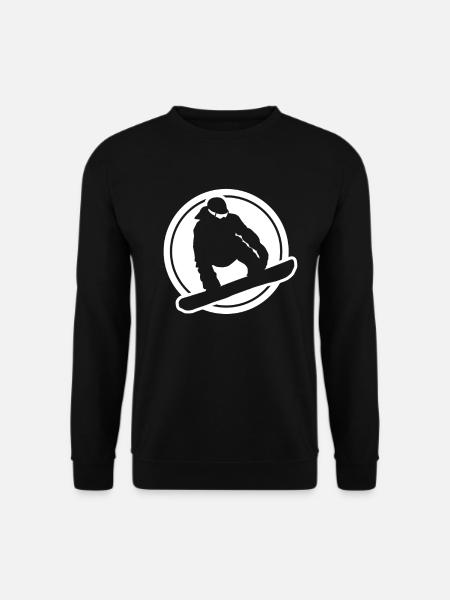 snowboarding snowboarder - Unisex Sweatshirt - black