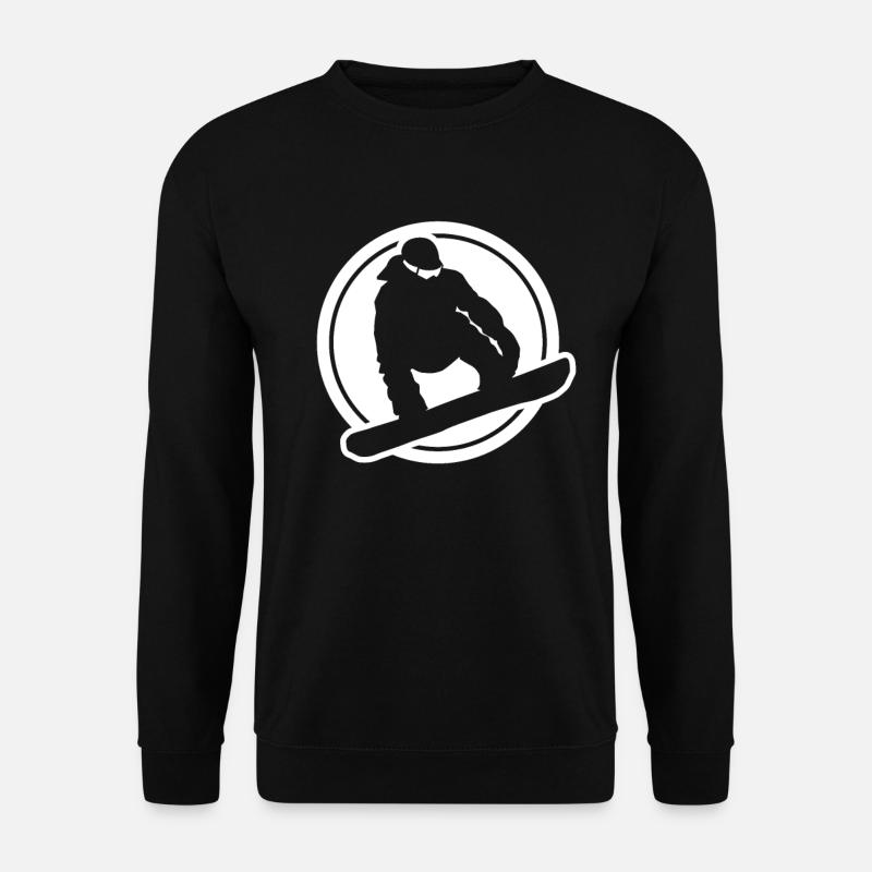 snowboarding snowboarder - Unisex Sweatshirt - black