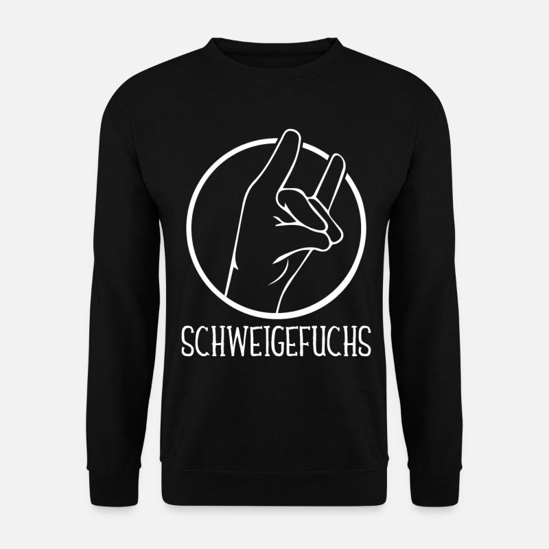 Lehrer Schweigefuchs - Unisex Pullover - Schwarz