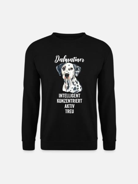 Chien dalmatien - Sweat-shirt Unisexe - noir