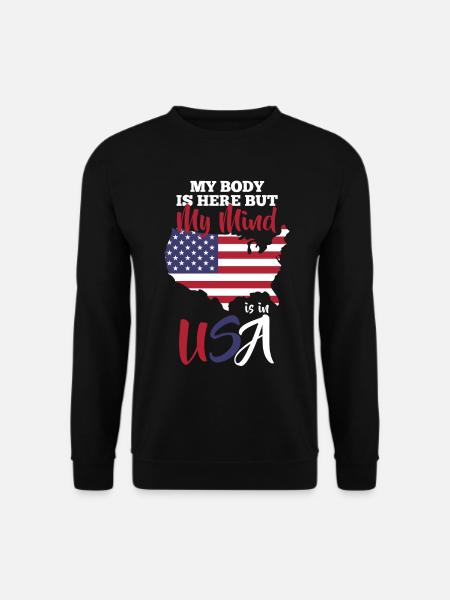 USA Travel - Unisex Sweatshirt - black