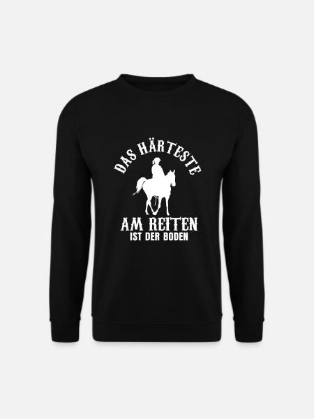 Pferd Reiten - Unisex Pullover - Schwarz