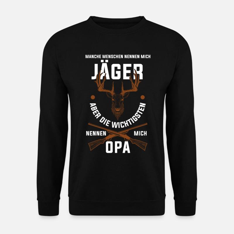 Jäger Opa - Unisex Pullover - Schwarz